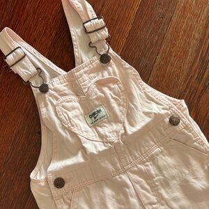OshKosh B'gosh Light Pink Heart Overalls